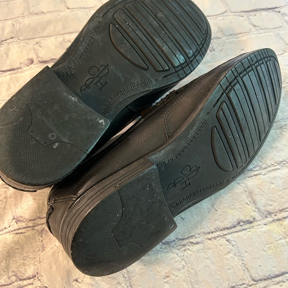 COLE HAAN MENS BLACK LEATHER SLIP ON LOAFERS SIZE 9.5M - Picture 11 of 12